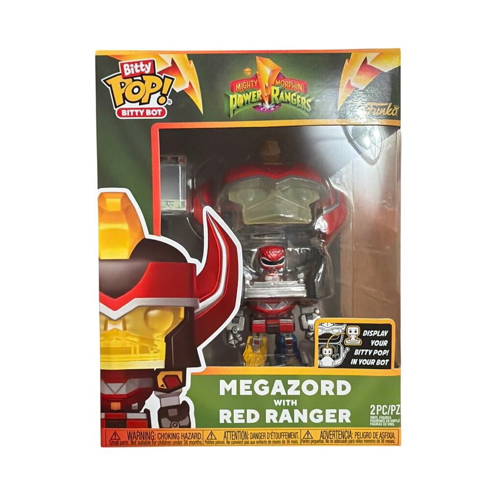 Funko Bitty Pop! Bitty Bot: Megazord with Red Ranger, Vinyl Figure